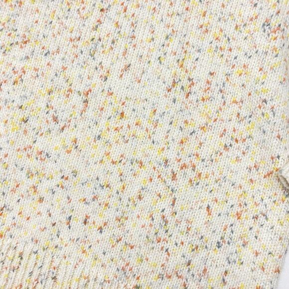 Universal Thread Confetti Ruffle Crew Neck Pullover Sweater Ivory Women's Sz 2X - Picture 4 of 12